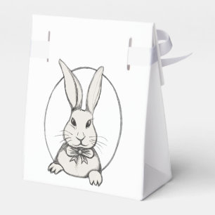 Niedlich Funny Vintag Bunny Personalisiert Happy O Geschenkschachtel