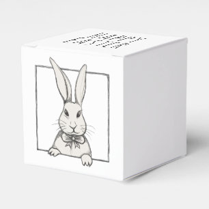 Niedlich Funny Vintag Bunny Personalisiert Happy O Geschenkschachtel