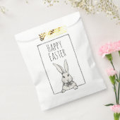 Niedlich Funny Vintag Bunny Personalisiert Happy O Geschenktütchen (Versiegelt)