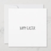 Niedlich Funny Vintag Happy Osterfest Personalisie (Rückseite)