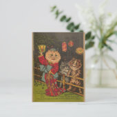 Niedlich Funny Vintag Japan Katze Postkarte (Stehend Vorderseite)