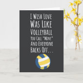 Niedlich Funny Volleyball Cards Party Spaß Karte (Gelbe Blume)