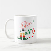 Niedlich Funny Was das ELF Weihnachten-Kleine Gesc Kaffeetasse (Links)