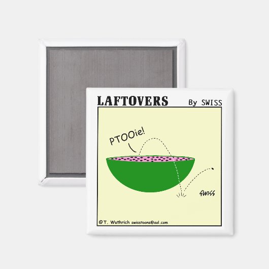 Niedlich Funny Watermelon Cartoon Magnet (Vorderseite/Rückseite)