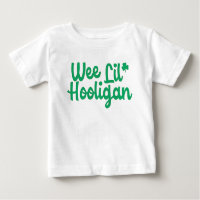 Niedlich Funny Wee Lil Hooligan St Patrick's Day