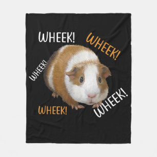 Niedlich & Funny Wheel - Guinea Pig Owner Cavy Lov Fleecedecke