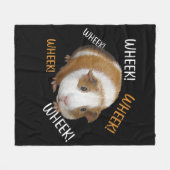 Niedlich & Funny Wheel - Guinea Pig Owner Cavy Lov Fleecedecke (Vorderseite (Horizontal))