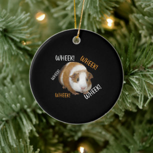 Niedlich & Funny Wheel - Guinea Pig Owner Cavy Lov Keramik Ornament