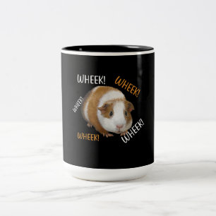 Niedlich & Funny Wheel - Guinea Pig Owner Cavy Lov Zweifarbige Tasse