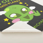 Niedlich für diesen Planet Fun Alien Personalisier Sherpadecke (3/4)