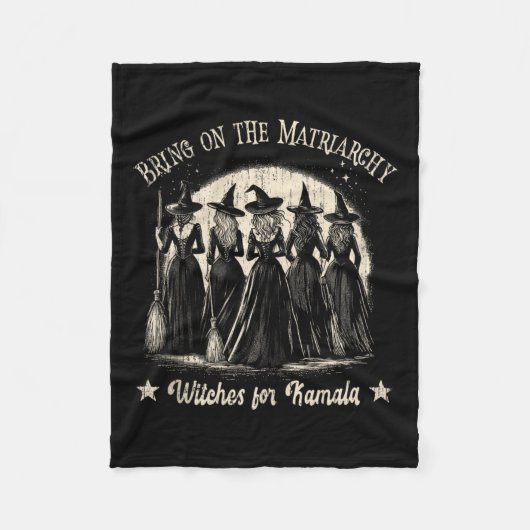 Niedlich für Kamala Wicked Matriarchy bringen Fleecedecke (Vorderseite)
