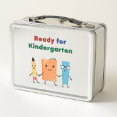 Niedlich für Kindergartenbuch Metall Brotdose (Rückseite)