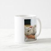 Niedlich Furry Friend Cat Lovers' Foto Tasse (VorderseiteRechts)