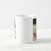 Niedlich Furry Friend Cat Lovers' Foto Tasse (Mittel)