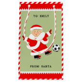 Niedlich Fußball Weihnachten Kleine Geschenktasche Geschenktüte (Vorderseite)