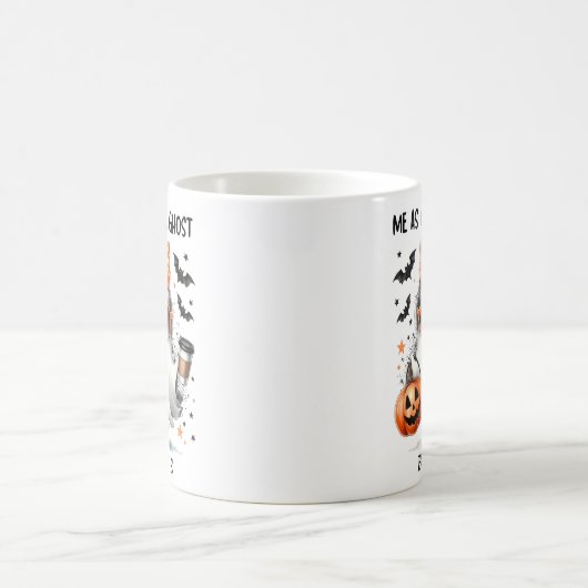 Niedlich Future Ghost Halloween T - Shirt Kaffeetasse (Mittel)