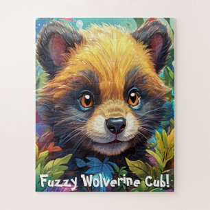 Niedlich & Fuzzy Wolverine Cub Puzzle
