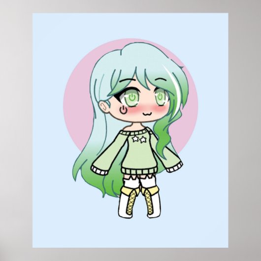 Niedlich Gacha Series Girl Riley Poster (Vorne)