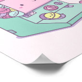 Niedlich Gachapon Kapselspielzeug Maschine Japan D Poster (Ecke)