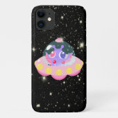 Niedlich Galaxy Alien WeltraumUFO Case-Mate iPhone Hülle (Rückseite)