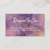 Niedlich Galaxy Watercolor Kinderdusche Windelwann Begleitkarte (Vorderseite)