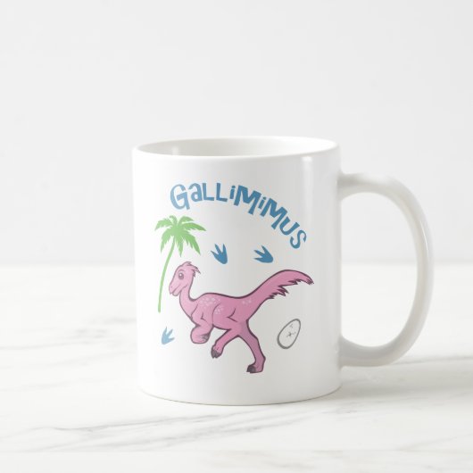 Niedlich Gallimimus Kaffeetasse (Rechts)