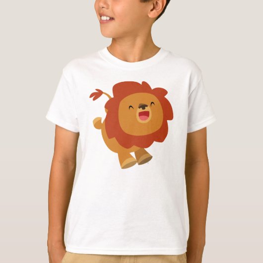 Niedlich Gamboli Cartoon Lion Children T - Shirt (Vorderseite)