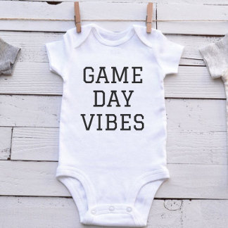 Niedlich Game Day Baby Bodysuit - Football Season  Baby Strampler