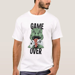 Niedlich Game Over T-Rex Dinosaur Video Gamers' T-Shirt
