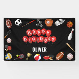 Niedlich Game Time Sports Balls Kindergeburtstag W Banner