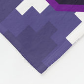 Niedlich Gamer Cat Blue Print Fleecedecke (Ecke)