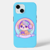 Niedlich Gamer Girl Kawaii Hund mit Flügeln in Bab Case-Mate iPhone Hülle (Rückseite)