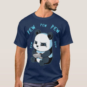 Niedlich Gaming Panda Video Game Computer Player T-Shirt