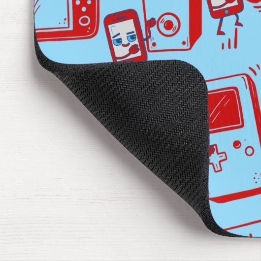 Niedlich Gaming Themed Mousepad (Ecke)