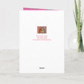 Niedlich Gänse Party Hat Geburtstag Karte (Rückseite)