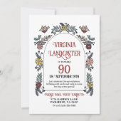 Niedlich Garden 90. Dusche von Mail Birthday Einladung (Vorderseite)