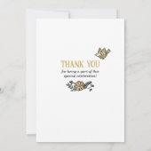 Niedlich Garden 90. Geburtstagskarte Dusche Einladung (Rückseite)