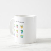 Niedlich Garden Blume Gepunktete Zeichen Kaffeetasse (Vorderseite Links)