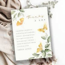 Niedlich Garden Foliage Butterflies Babydusche