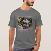 Niedlich Garden Frog Kindness Inspiration Zitat T-Shirt (Vorderseite)