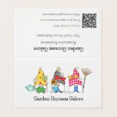 Niedlich Garden Gnoma 6 Lounge Visitenkarten (Außenseite Aufgefaltet)