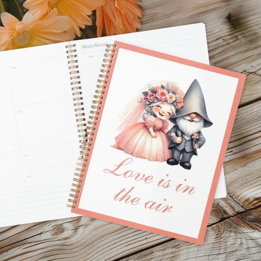 Niedlich Garden Gnome Rustic Wedding & Daily Organ Planer