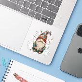 Niedlich Garden Gnome Sticker (Laptop mit iPhone)