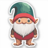 Niedlich Garden Gnome Sticker (Vorderseite)