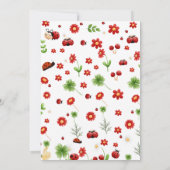 Niedlich Garden kleine Babydusche Einladung (Rückseite)