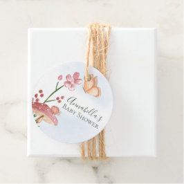 Niedlich Garden Ladybug auf einem Pilz Geschenkanhänger