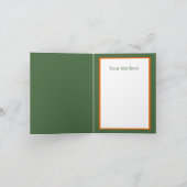 Niedlich Garden Party Willkommen Herbst individuel Karte (Innenseite)