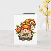 Niedlich Garden Party Willkommen Herbst individuel Karte (Gelbe Blume)