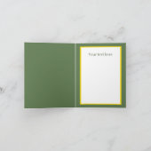 Niedlich Garden Party willkommen, personalisierbar Karte (Innenseite)