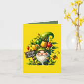 Niedlich Garden Party willkommen, personalisierbar Karte (Gelbe Blume)